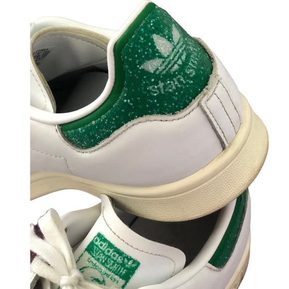 ADIDAS STAN SMITH MENS SIZE 7 WITH SWAROVSKI CRYSTALS - Picture 9 of 10